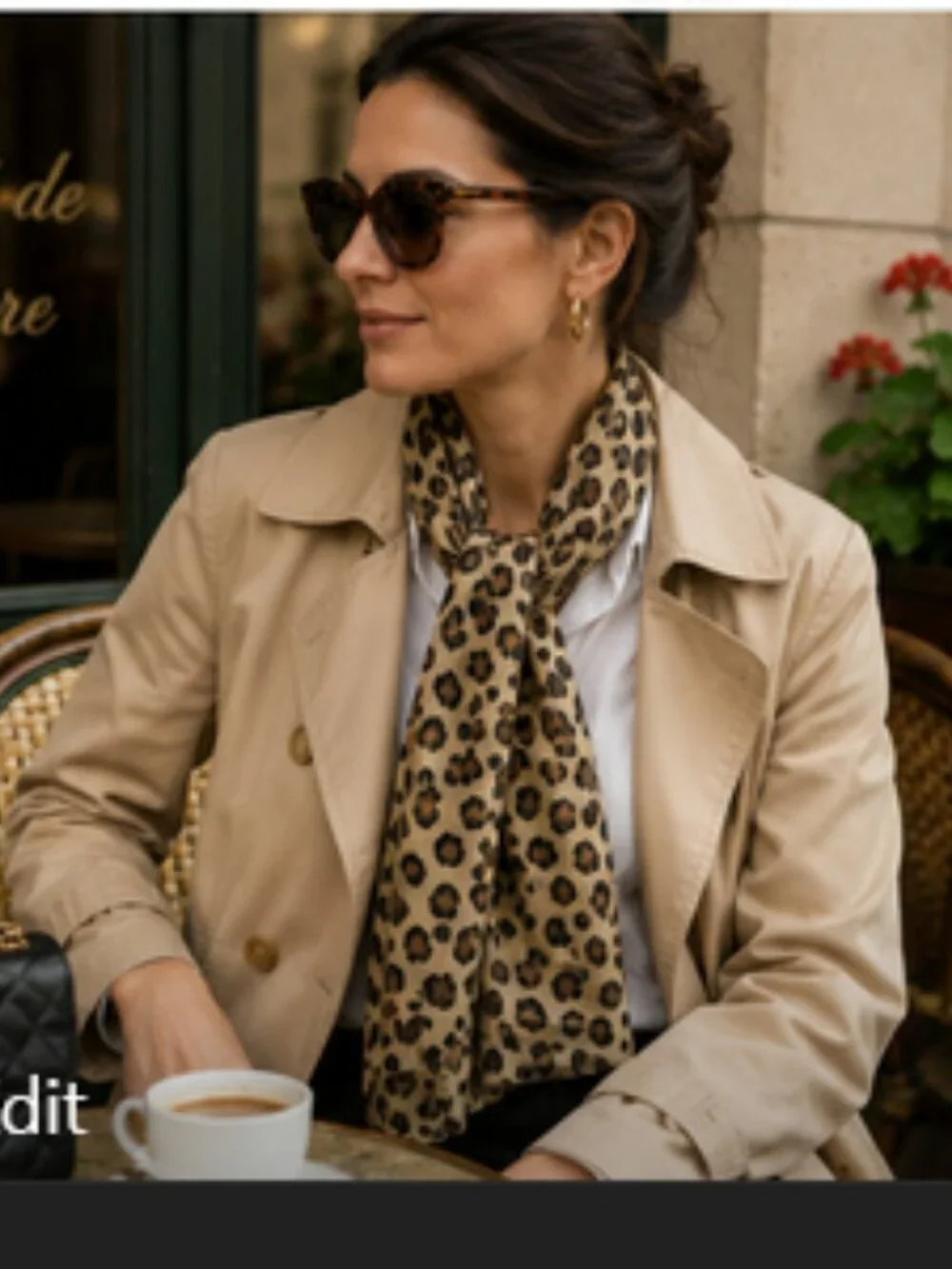 🐆 Vintage CASCA 100% Silk Leopard Print Scarf  Made in Korea | Long Rectangular